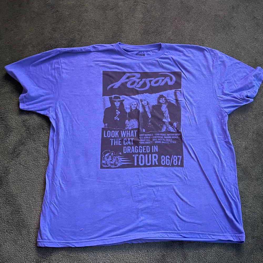 Poison Look What the Cat Dragged In Tour T-Shirt 2XL